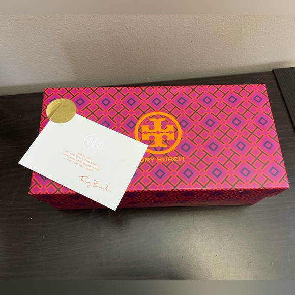 Tory Burch Minnie Cap row ballet in patent leather size US 7 new in box - Picture 2 of 3